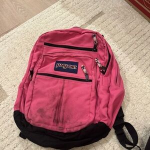 Pink JanSport Backpack